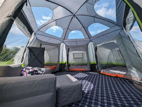 large and often sumptuous tent.